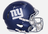 Malik Nabers Signed Giants Full-Size Authentic On-Field Speed Helmet (Fanatics) at PristineAuction.com