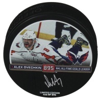 Alexander Ovechkin Signed LE Capitals "895th Goal" Hockey Puck (Fanatics) at PristineAuction.com