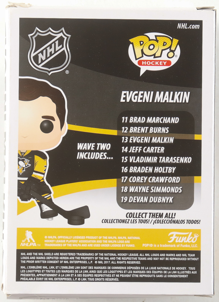 Evgeni Malkin Signed LE "Penguins" #13 Funko Pop! Vinyl Figure (Fanatics) at PristineAuction.com Evgeni Malkin Signed LE "Penguins" #13 Funko Pop! Vinyl Figure (Fanatics) at PristineAuction.com