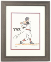 Carl Yastrzemski Signed Custom Framed Red Sox "Yaz" Art Print (PSA) at PristineAuction.com