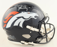 John Elway Signed Broncos Full-Size Authentic On-Field Speed Helmet (Beckett) at PristineAuction.com
