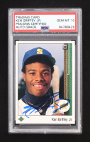 Ken Griffey Jr. Signed 1989 Upper Deck #1 RC (PSA | Auto 10) at PristineAuction.com