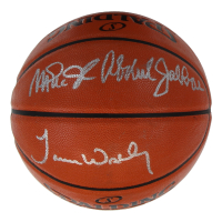 Kareem Abdul-Jabbar, Magic Johnson & James Worthy Signed NBA Basketball (Fanatics) at PristineAuction.com