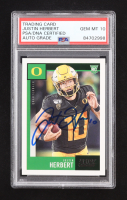 Justin Herbert Signed 2020 Score #362 RC (PSA | Auto 10) at PristineAuction.com