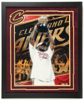 LeBron James Signed Cavaliers "2016 NBA Champions" Custom Framed Photo Display with Bold Silver Signature (UDA) at PristineAuction.com