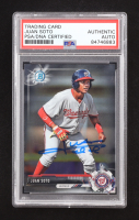 Juan Soto Signed 2017 Bowman Chrome Draft #BDC162 RC (PSA) at PristineAuction.com