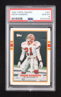 Deion Sanders 1989 Topps Traded #30T RC (PSA 10) at PristineAuction.com