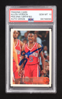 Allen Iverson Signed 1996-97 Topps #171 RC (PSA | Auto 10) at PristineAuction.com