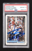Shaquille O'Neal Signed 1992-93 Topps #362 RC (PSA | Auto 10) at PristineAuction.com