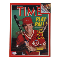 Pete Rose Signed 1985 Time Magazine (PSA) at PristineAuction.com