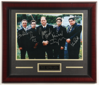 "The Sopranos" Custom Framed Photo Display Signed By (5) with James Gandolfini, Tony Sirico, Michael Imperioli, Vincent Pastore & Steven Van Zandt (JSA) at PristineAuction.com