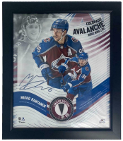 Mikko Rantanen LE Avalanche Custom Framed Photo Display with Game-Used Hockey Puck Piece (Fanatics) at PristineAuction.com