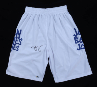 Jon Jones Signed Trunks (Beckett) at PristineAuction.com