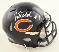 Justin Fields Signed Bears Speed Mini Helmet (Beckett) at PristineAuction.com
