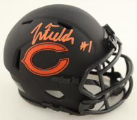 Justin Fields Signed Bears Eclipse Alternate Speed Mini Helmet (Beckett) at PristineAuction.com