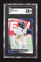 Travis Hunter 2024 Leaf Blue #41 RC (SGC 10) at PristineAuction.com