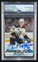 Trent Frederic Signed 2019-20 Upper Deck #472 YG RC (PSA) at PristineAuction.com