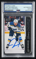 Jake Neighbours Signed 2021-22 Upper Deck #467 YG RC (PSA) at PristineAuction.com
