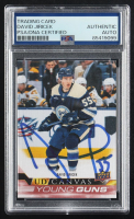 David Jiricek Signed 2022-23 Upper Deck UD Canvas #C227 YG RC (PSA) at PristineAuction.com