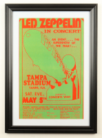 1973 "Led Zeppelin" Tampa Custom Framed Concert Poster Display at PristineAuction.com
