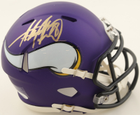 Adrian Peterson Signed Vikings Speed Mini Helmet (JSA) at PristineAuction.com