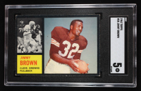 Jim Brown 1962 Topps #28 (SGC 5) at PristineAuction.com