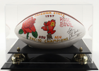Jake "The Snake" Plummer Signed Hand-Painted NFL Football With Acrylic Display Case (JSA) at PristineAuction.com