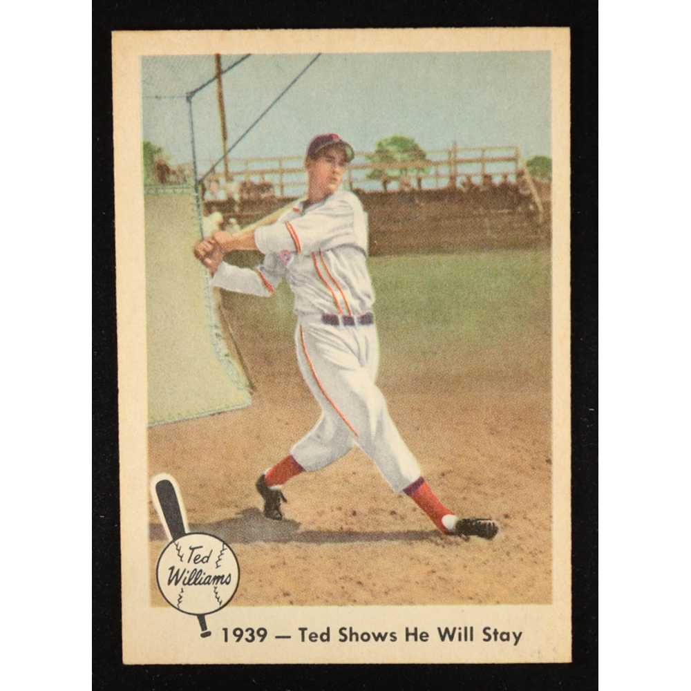 Ted Williams 1959 Fleer #13 1939 Shows Will Stay at PristineAuction.com