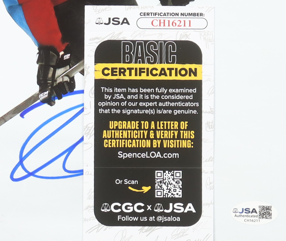 Nathan MacKinnon Signed Avalanche 8x10 Photo (JSA) at PristineAuction.com Nathan MacKinnon Signed Avalanche 8x10 Photo (JSA) at PristineAuction.com