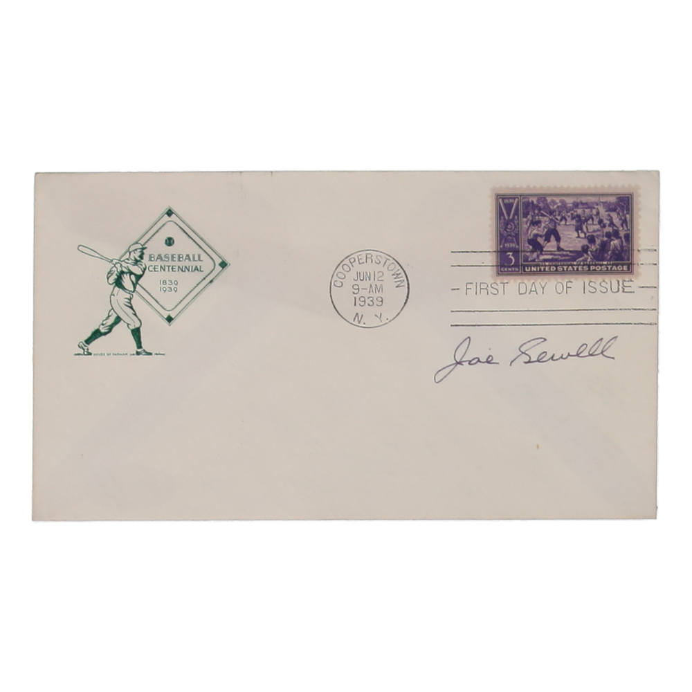 Joe Sewell Signed 1939 Baseball Centennial FDC Envelope (JSA) at PristineAuction.com
