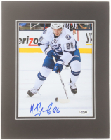 Nikita Kucherov Signed Lightning 11x14 Custom Matted Photo Display (JSA) at PristineAuction.com