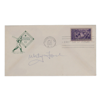 Whitey Ford Signed 1939 Baseball Centennial FDC Envelope (JSA) at PristineAuction.com