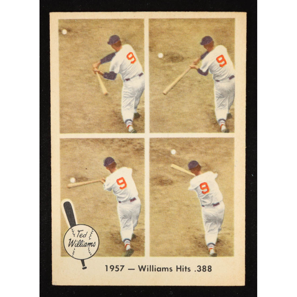 Ted Williams 1959 Fleer #58 Williams Hits .388 at PristineAuction.com