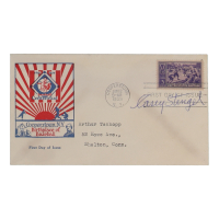 Casey Stengel Signed 1939 Baseball Centennial FDC Envelope (JSA) at PristineAuction.com