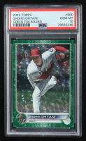 Shohei Ohtani 2022 Topps Green Foilboard #660 #186/499 (PSA 10) at PristineAuction.com