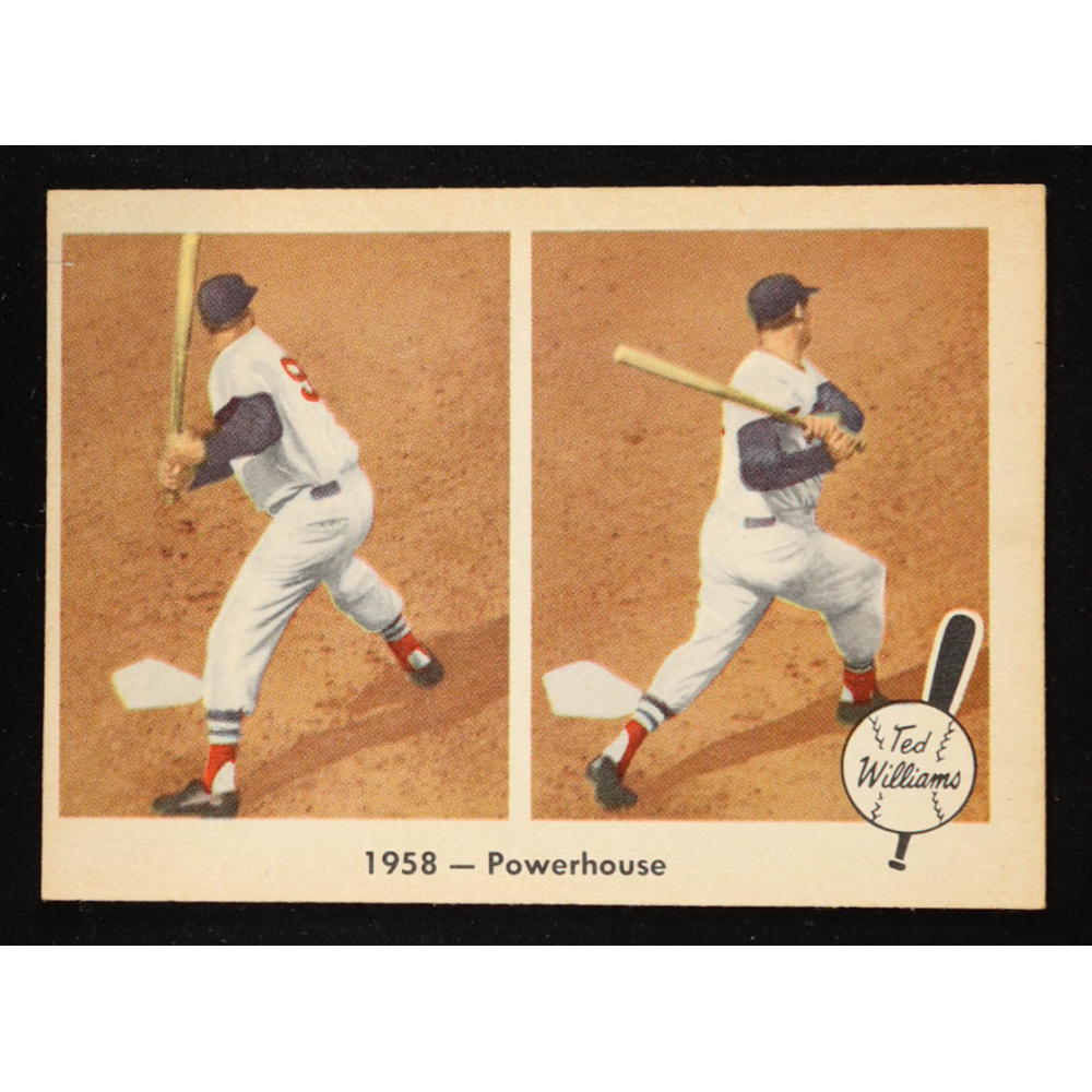 Ted Williams 1959 Fleer #66 1958 Powerhouse at PristineAuction.com