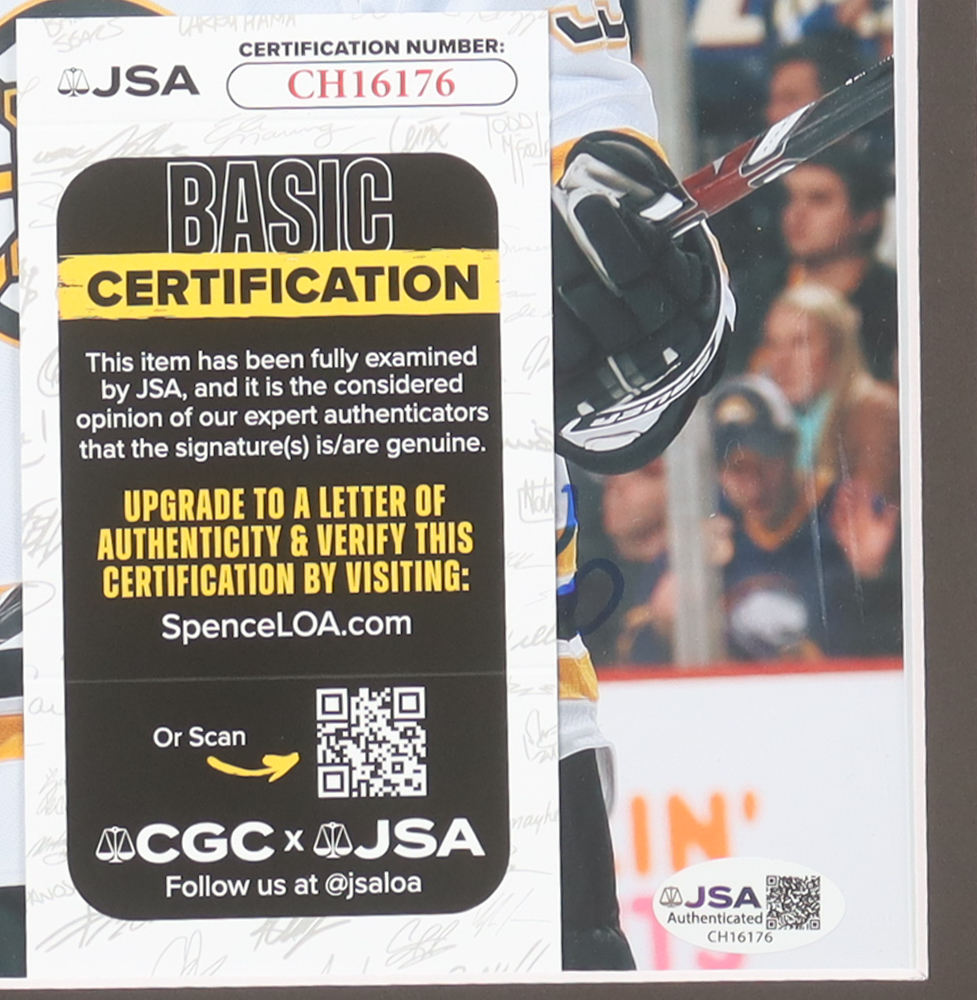 Zdeno Chara Signed Bruins 11x14 Custom Matted Photo Display (JSA) at PristineAuction.com Zdeno Chara Signed Bruins 11x14 Custom Matted Photo Display (JSA) at PristineAuction.com