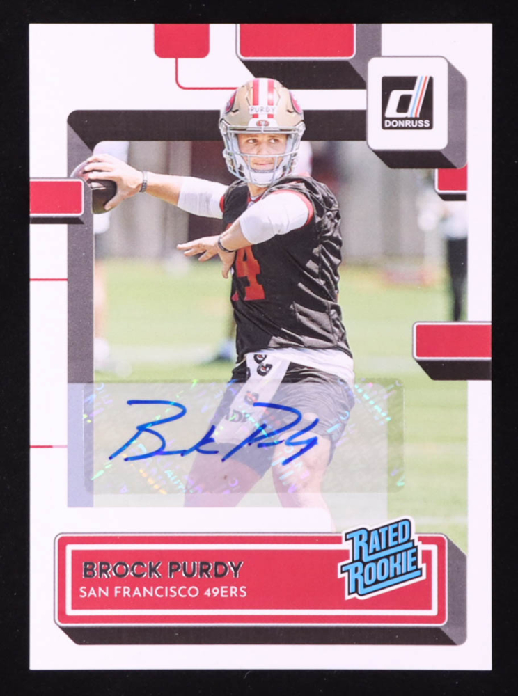 Brock Purdy 2022 Donruss Rated Rookies Autographs #374 RC