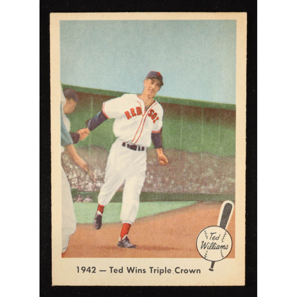 Ted Williams 1959 Fleer#19 Ted Wins Triple Crown at PristineAuction.com