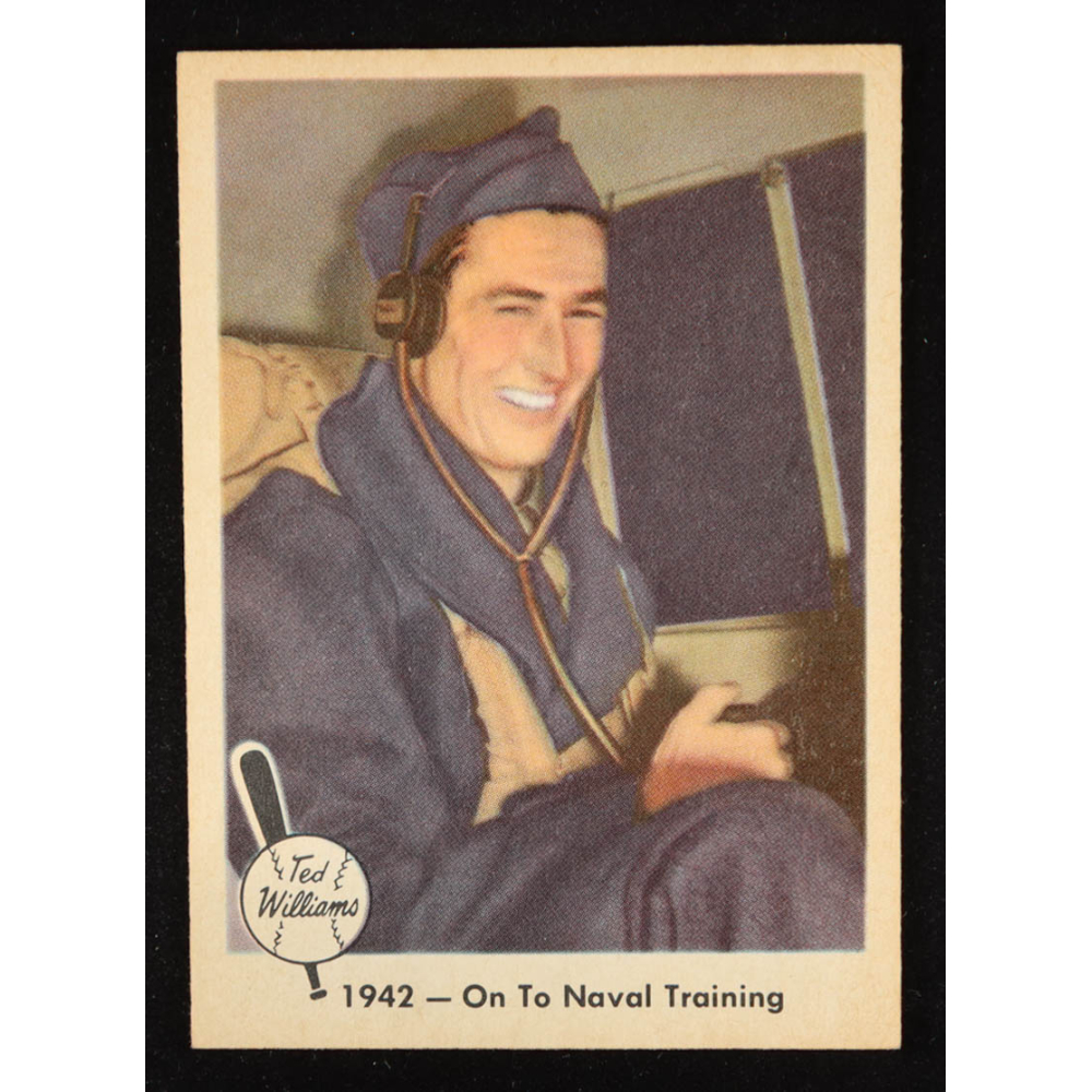 Ted Williams 1959 Fleer #20 On to Naval Training at PristineAuction.com