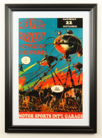1990 "Nirvana & Melvins" Motor Sports Int'l Garage Custom Framed Concert Poster Display at PristineAuction.com