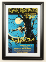 1992 "Iron Maiden" Rochester Custom Framed Concert Poster Display at PristineAuction.com