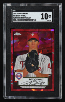 Roy Oswalt 2021 Topps Chrome Platinum Anniversary Red Atomic Refractors #578 #15/100 (SGC 10) at PristineAuction.com