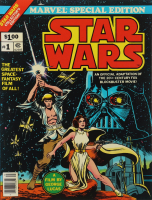 1977 "Star Wars" Issue #1 Marvel Special Edition Over-Sized Comic Book at PristineAuction.com