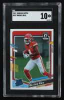 Rashee Rice 2023 Donruss Optic #257 RR RC (SGC 10) at PristineAuction.com
