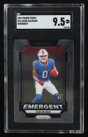 Keon Coleman 2024 Panini Prizm Emergent #16 RC (SGC 9.5) at PristineAuction.com