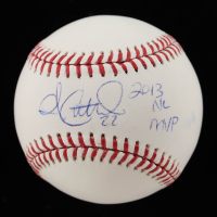 Andrew McCutchen Signed OML Baseball Inscribed "2013 NL MVP" (PSA) at PristineAuction.com