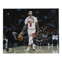 Lonzo Ball Signed Bulls 8x10 Photo (Beckett) at PristineAuction.com