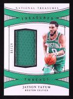 Jayson Tatum 2022-23 Panini National Treasures Treasured Threads #11 #87/99 at PristineAuction.com