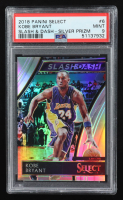 Kobe Bryant 2018-19 Select Slash and Dash Prizms Silver #6 #13/99 (PSA 9) at PristineAuction.com
